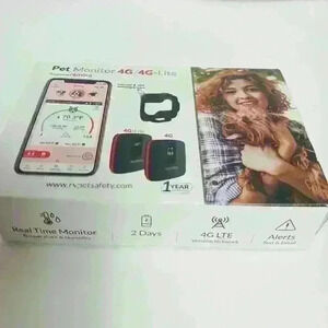 Waggle Pet Real Time Monitor 4G LTE GPS Alerts Text/Email